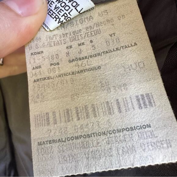 Hugo Boss Gray Wool Suit Jacket Made in USA 2-Button Classic Fit 42R - Picture 9 of 9